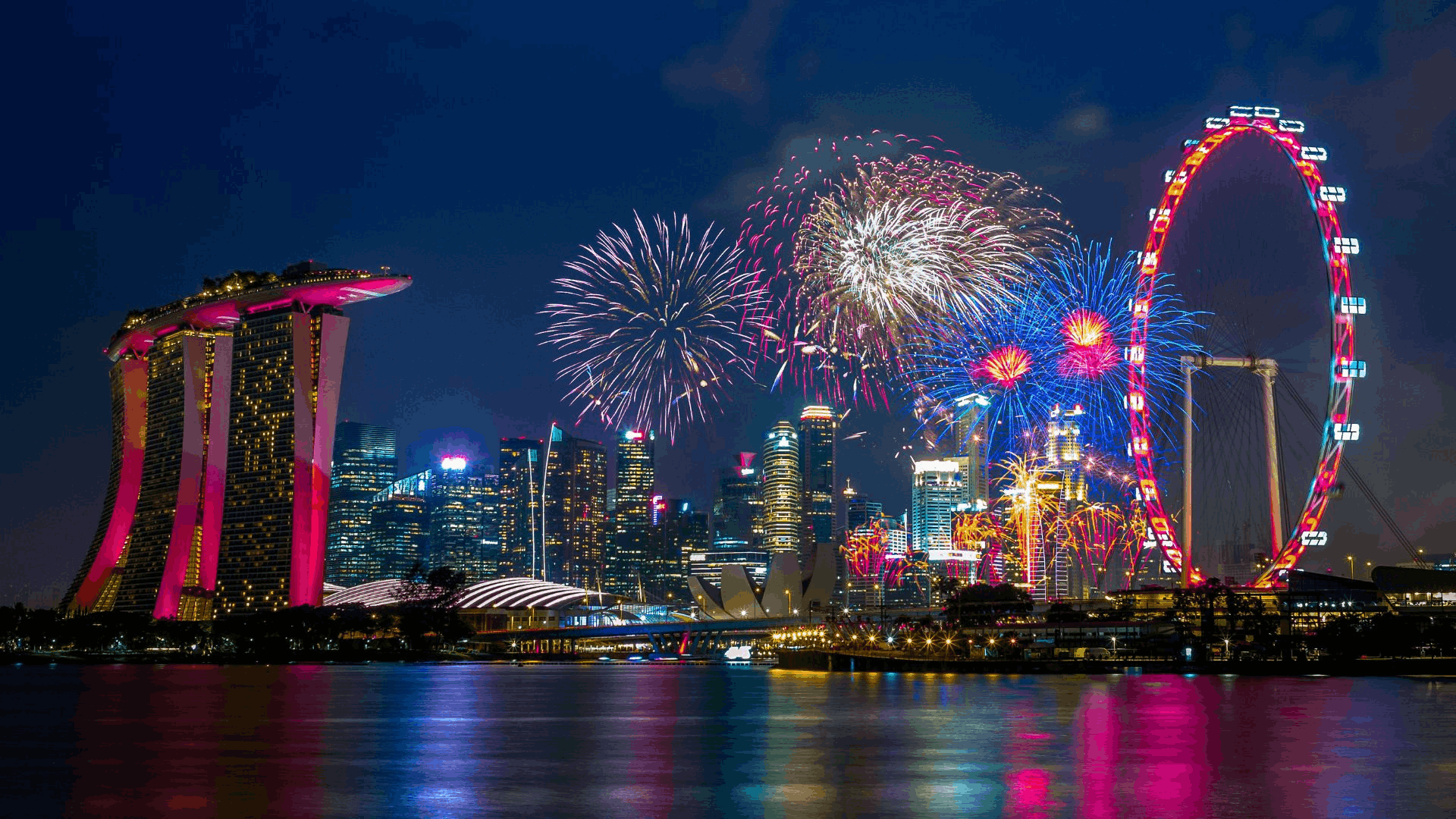 Singapore 2025 New Year Countdown