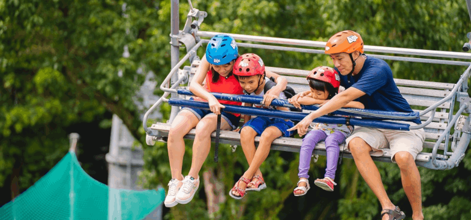 Family-friendly Sentosa’s Luge & Skyride