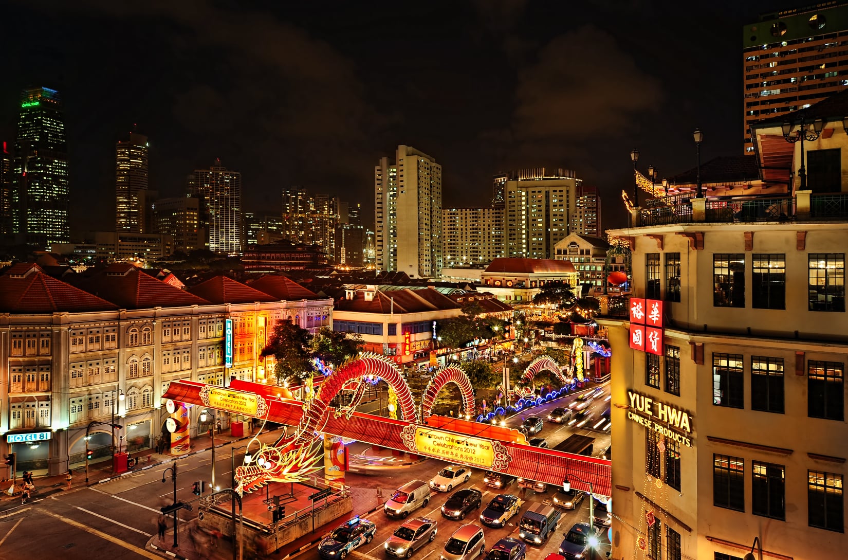 Chinese New Year Celebration in Chinatown Singapore 2024