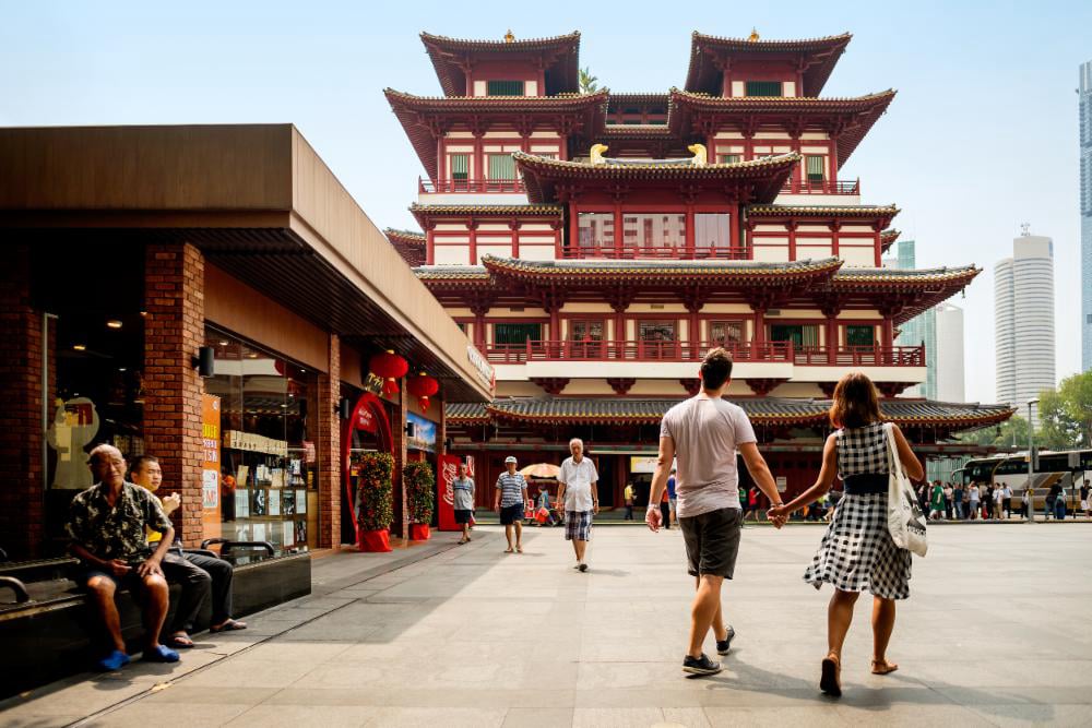 Chinatown - Sightseeing Famous Landmarks - Buddha Tooth Relic Temple