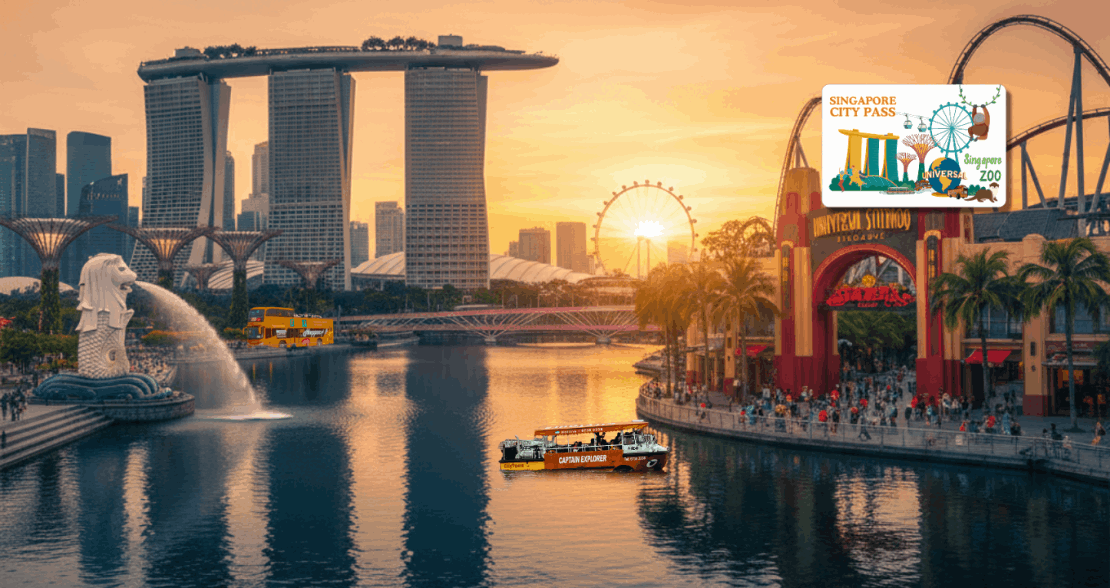 Singapore City Pass bundle with top attractions and Universal Studios