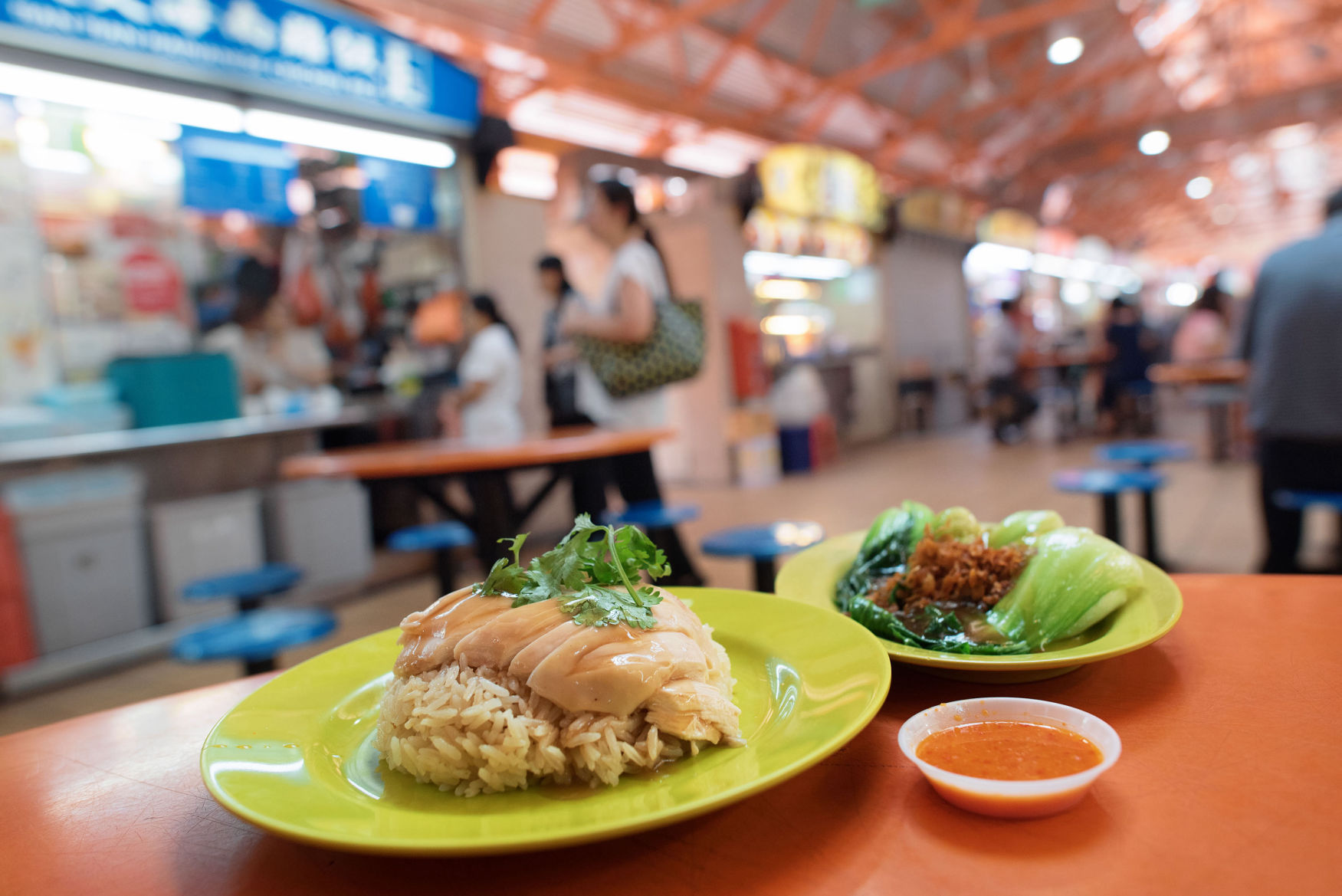 Singapore Michelin star Hainanese Chicken Rice