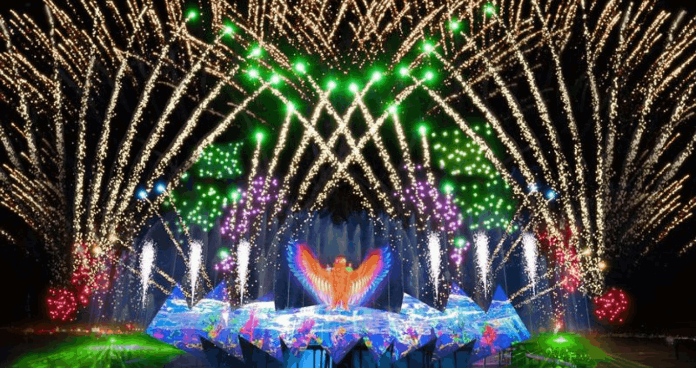 Wings of Time Fireworks Symphony at Sentosa, a colourful night show for first-time visitors ending a full day of attractions in Singapore.