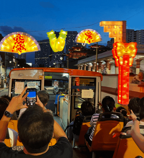 FunVee Chinese New Year Chinatown Singapore Light-up Tour
