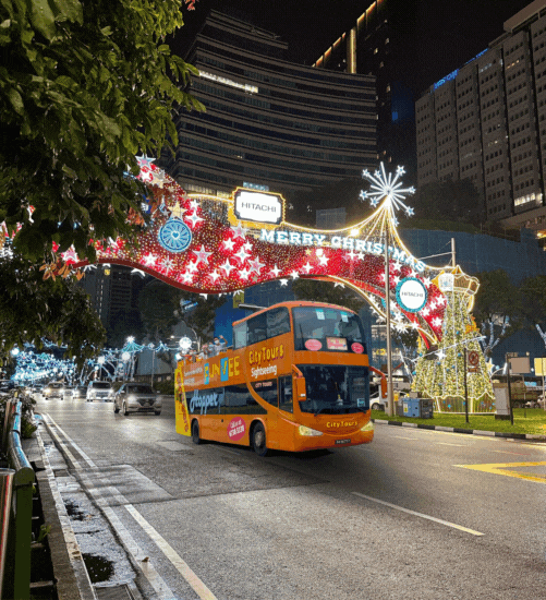 FunVee Christmas Light-up Tour Singapore 2023