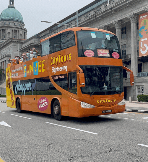 FunVee Open-top Bus Singapore City Sightseeing
